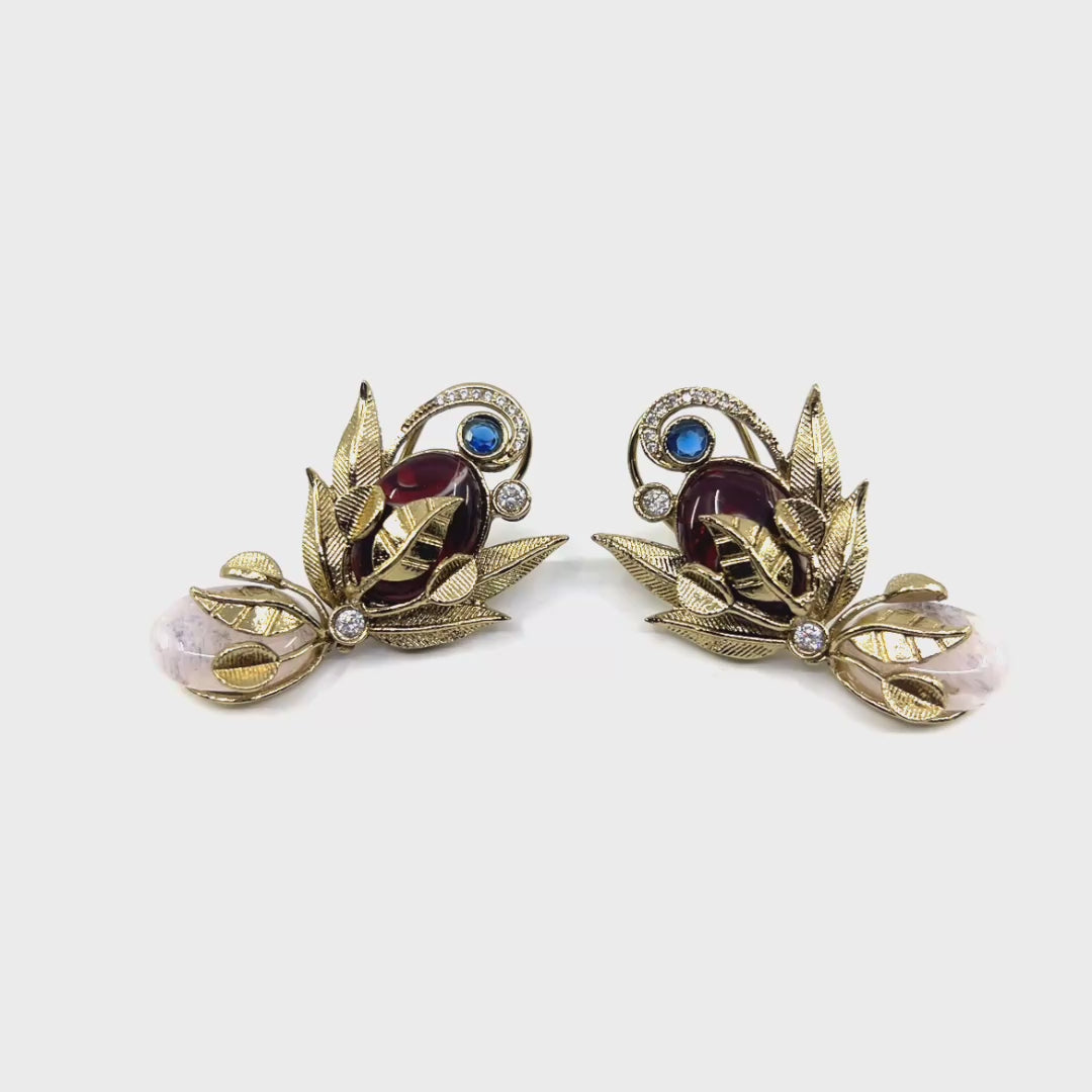 Lotus Leaf Earrings — 360 spin video